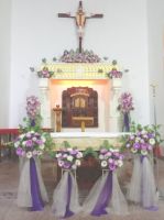 The Parish Church altar on 20 Dec 2020