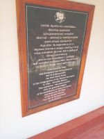 Plaque depicting reconstruction of the Presbytery